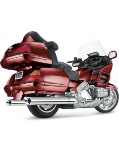 Terminali classici slip on con punti cromati honda