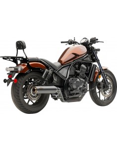 Terminale slip-on (nero) con tappo in bronzo rebel 1100 21-23