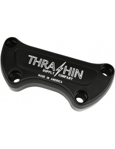 Morsetti manubrio tagliati a macchina/anodizzati neri