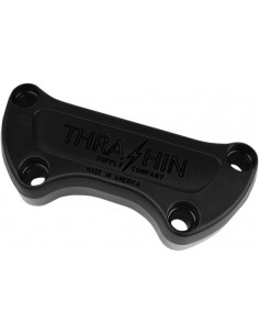 Piastra manubrio anodizzata nera