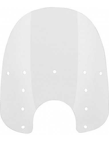 Parabrezza ricambio plastica memphis fats 19" trasparente