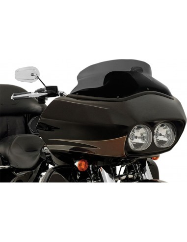 Spoiler parabrezza carena oem harley davidson® 6.5" nero gradiente