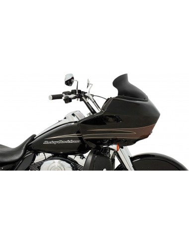Spoiler parabrezza carena oem harley davidson® 6.5" nero gradiente