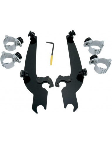 Kit montaggio trigger-lock sportshield-parabrezza nero