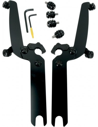 Kit montaggio trigger-lock sportshield-parabrezza nero