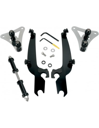 Kit montaggio trigger-lock sportshield-parabrezza nero