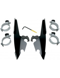 Kit montaggio trigger-lock memphis fats/slim parabrezza nero