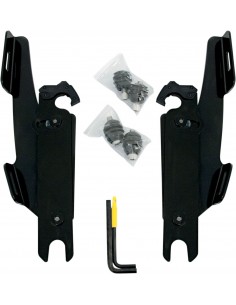Kit montaggio trigger-lock batwing-fairing nero