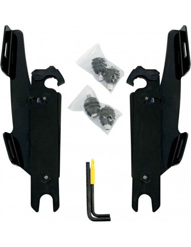 Kit montaggio trigger-lock batwing-fairing nero