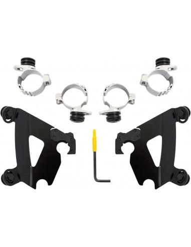 Kit montaggio trigger-lock cafe-fairing nero