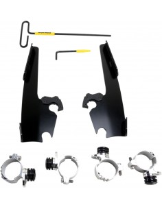 Kit montaggio trigger-lock memphis fats/slim parabrezza nero