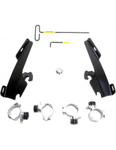 Kit montaggio trigger-lock batwing-fairing nero