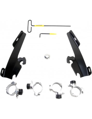 Kit montaggio trigger-lock batwing-fairing nero