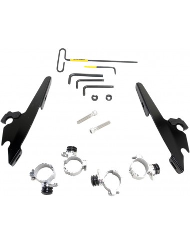 Kit montaggio trigger-lock batwing-fairing nero