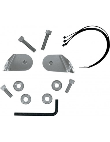 Kit riposizionamento indicatori di direzione forcella coperta senza barra luci hd fatboy/heritage