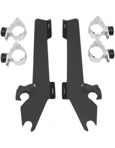 Kit montaggio trigger-lock batwing-fairing nero