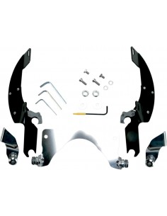 Kit montaggio trigger-lock batwing-fairing nero