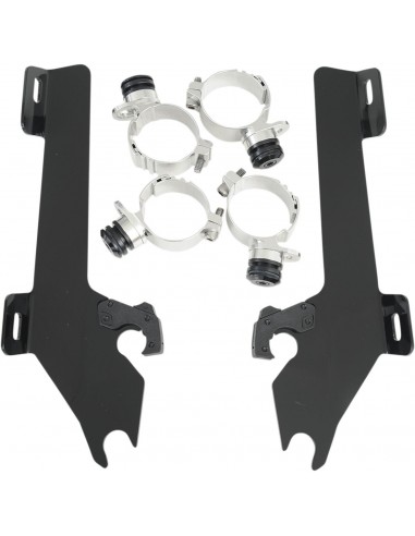 Kit montaggio trigger-lock batwing-fairing nero