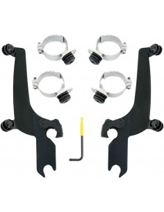 Kit montaggio trigger-lock sportshield-parabrezza nero
