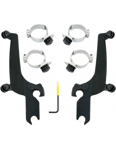 Kit montaggio trigger-lock sportshield-parabrezza nero