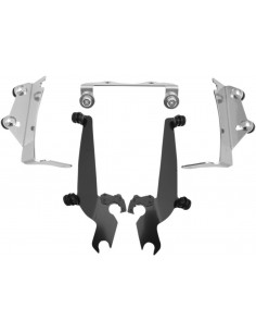 Kit montaggio trigger-lock sportshield-parabrezza nero