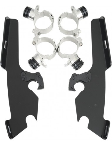 Kit montaggio trigger-lock memphis fats/slim parabrezza nero