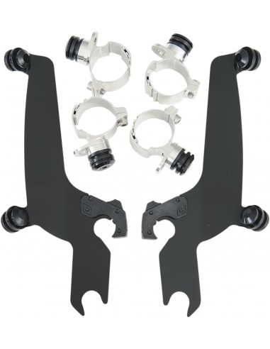 Kit montaggio trigger-lock sportshield-parabrezza nero