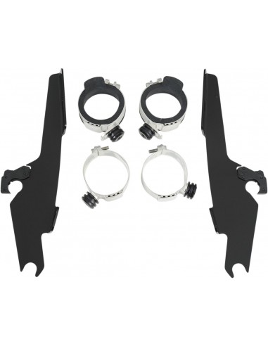 Kit montaggio trigger-lock memphis fats/slim parabrezza nero