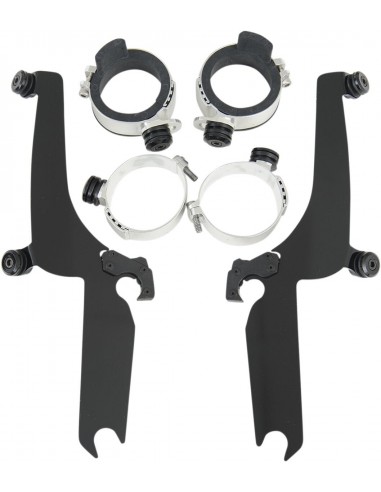 Kit montaggio trigger-lock sportshield-parabrezza nero