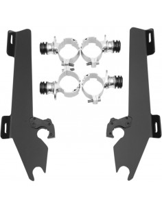 Kit montaggio trigger-lock batwing-fairing nero