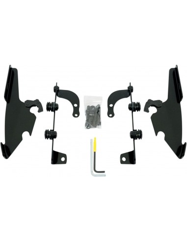 Kit montaggio trigger-lock memphis fats/slim parabrezza nero