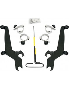 Kit montaggio trigger-lock sportshield-parabrezza nero