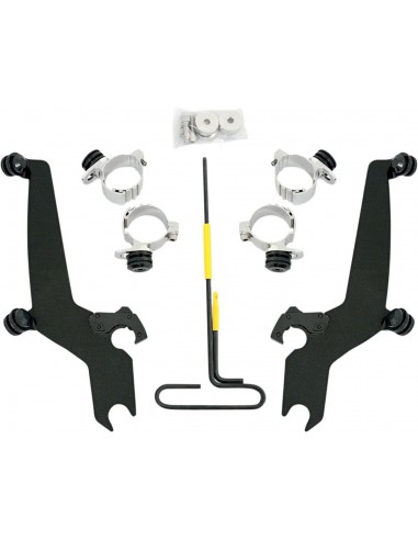 Kit montaggio trigger-lock sportshield-parabrezza nero