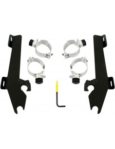 Kit montaggio trigger-lock batwing-fairing nero