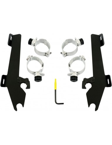 Kit montaggio trigger-lock batwing-fairing nero