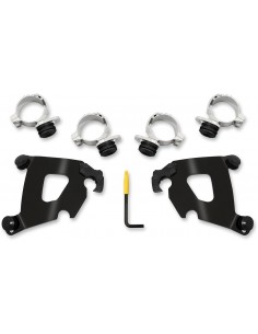 Kit montaggio trigger-lock cafe-fairing nero