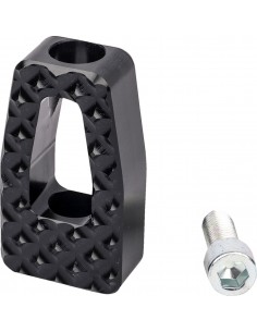 Pedana cambio ricavata dal pieno p-54 - nera - hd