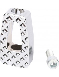 Pedana cambio ricavata dal pieno p-54 - cromata - hd