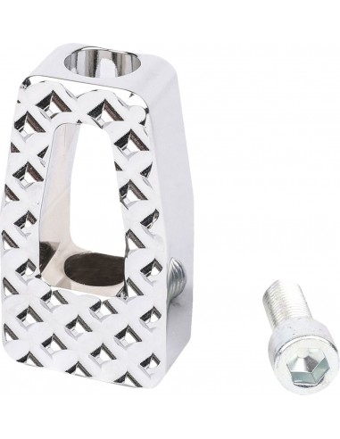 Pedana cambio ricavata dal pieno p-54 - cromata - hd