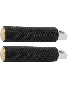 Pedane zigrinato fusion fondello in ottone nero