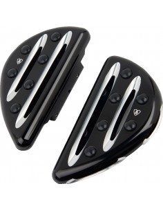 Pedane passeggero taglio profondo nero