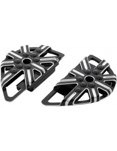 Pedane passeggero scar. 10 Attacco standard nero