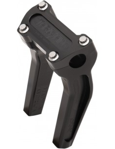 Riser manubrio pullback nero da 6-1/2".