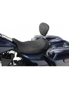 Sella monoposto tripper larga con schienale guidatore rimovibile