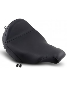 Sella monoposto renegade™ anteriore saddlehyde™|saddlegel™ studded nero|naturale
