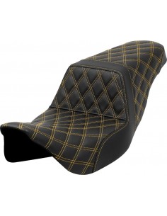 Sedile step-up - cucitura a reticolo - cucitura dorata