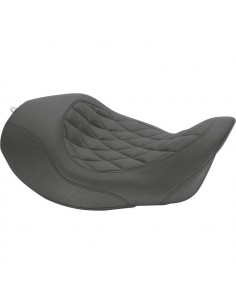 Sella larga tripper™ avanti solo cucitura a diamante nera