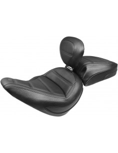 Sedile solo tour c/schienale cucitura trapezoidale nero