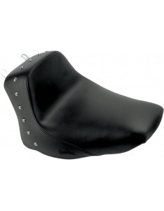 Sella monoposto con tacco in basso anteriore saddlegel™ borchiato nero|naturale