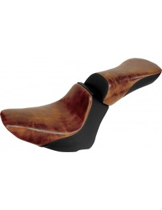 Cuscino passeggino lariat optional in pelle con gel marrone investito harley davidson